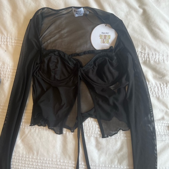 Black tie top princess polly - Picture 2 of 4